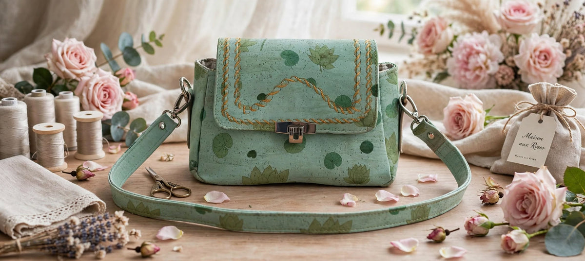 Sac Nénuphar - tons pastel - Fait main
