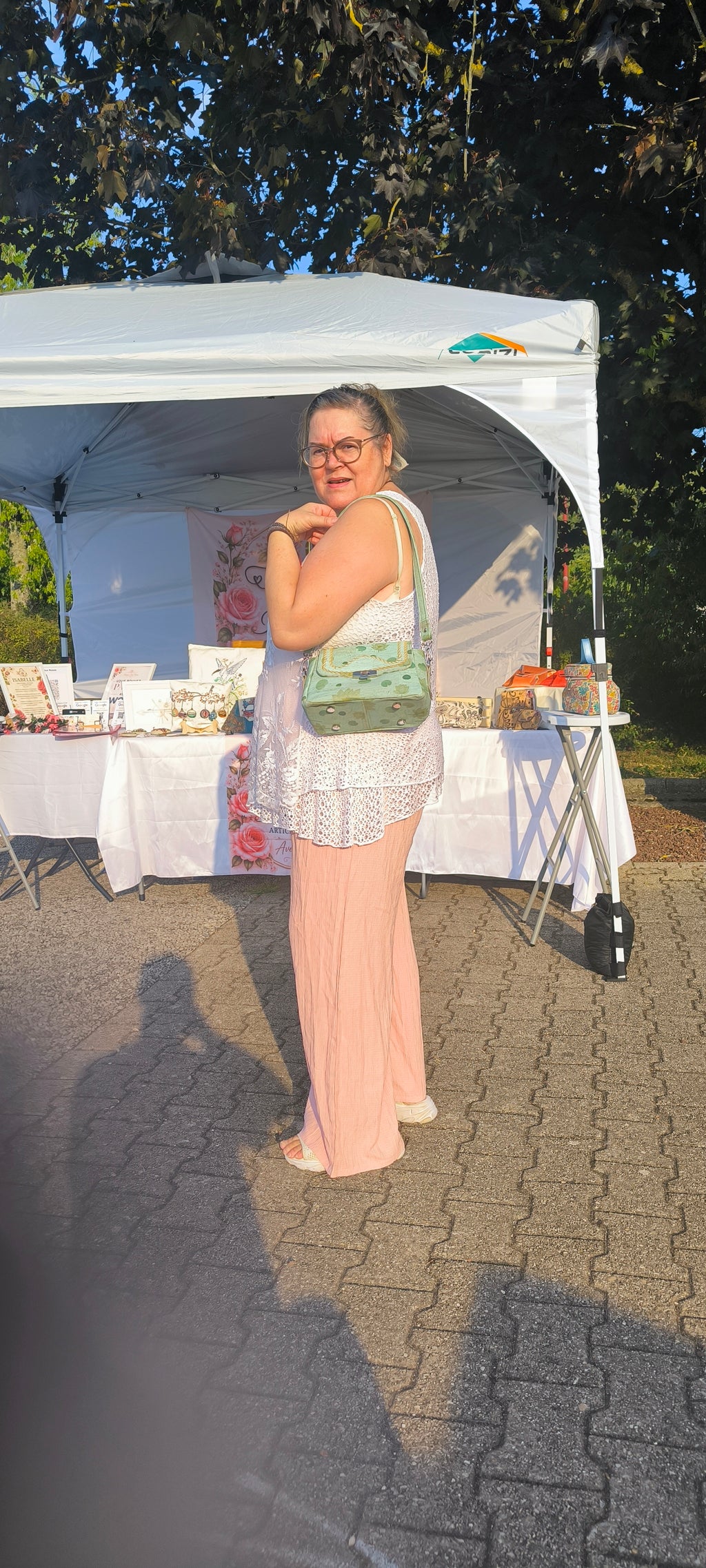 Sac Nénuphar - tons pastel - Fait main