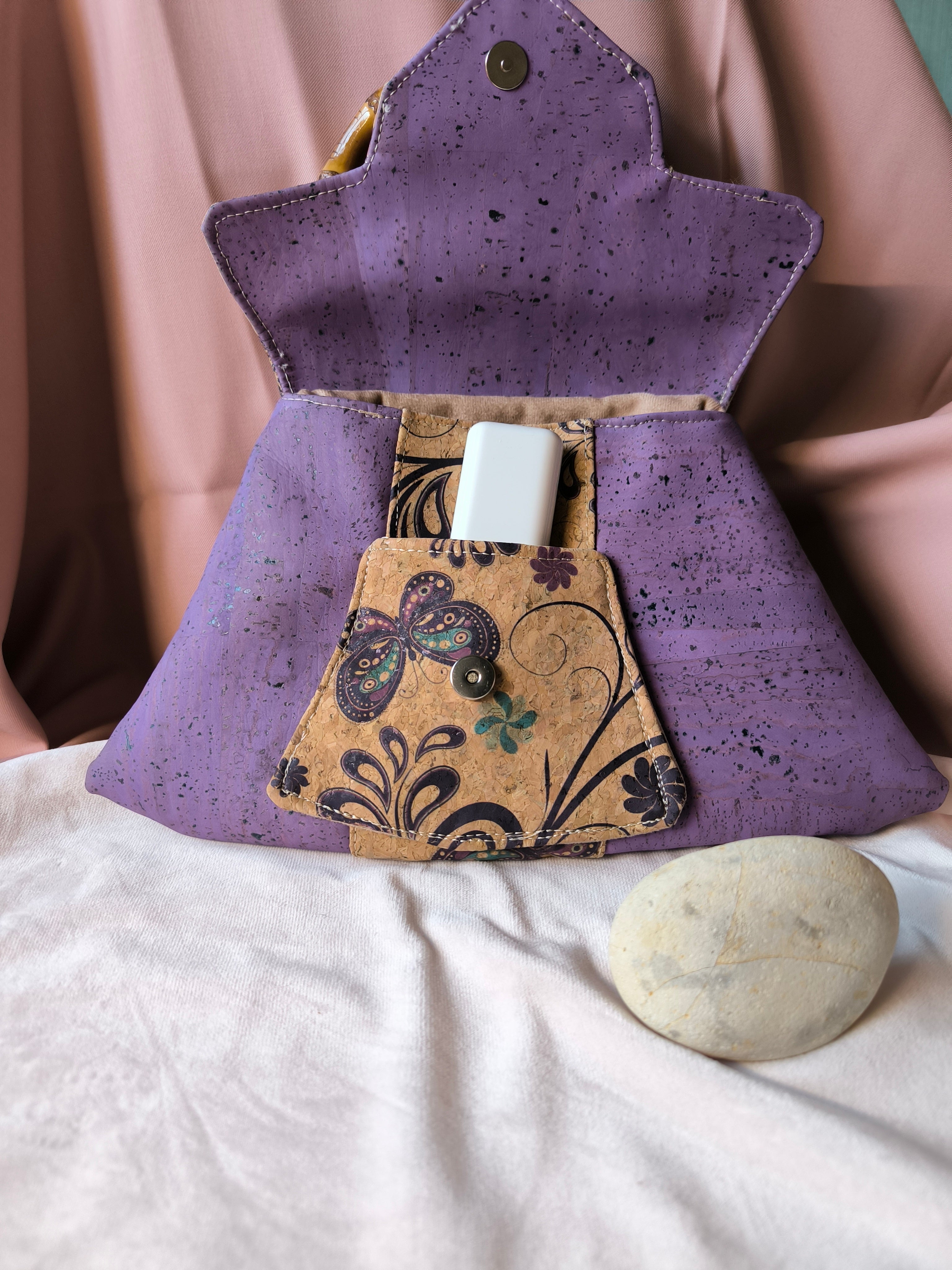 Sac à main - Élégance Violette - Fait main