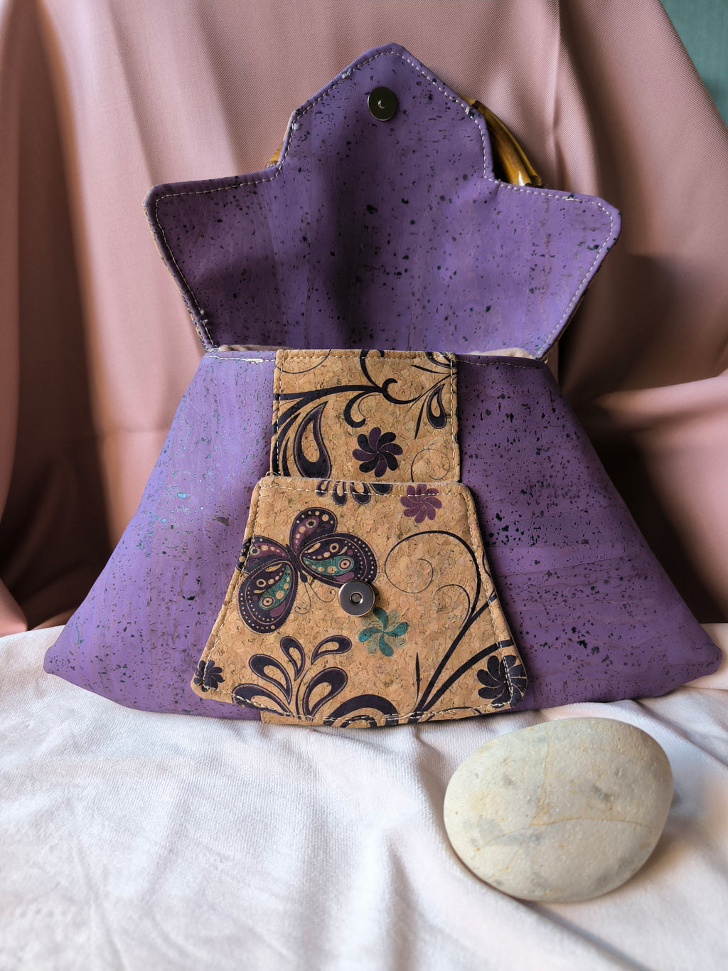Sac à main - Élégance Violette - Fait main
